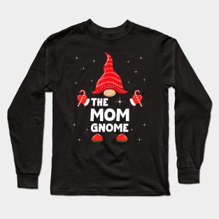 The Mom Gnome Matching Family Christmas Pajama Long Sleeve T-Shirt